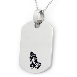 Dog Tag, Serenty Prayer, dog tag necklace, dog tag pendant, Dog Tag with Serenty Prayer,